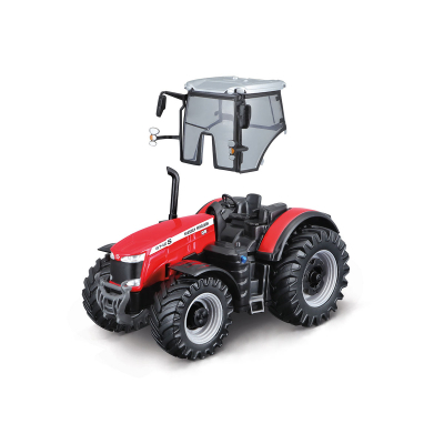 Машини Bburago Трактор Massey Ferguson 8740S 10 см (18-31613) фото №2