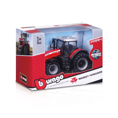 Машини Bburago Трактор Massey Ferguson 8740S 10 см (18-31613) фото №4