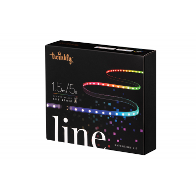 Гирлянда Twinkly Smart LED Line RGB удлинитель TWL100STW-BEU 1,5м, Gen II, IP (TWL100ADP-B) фото №2
