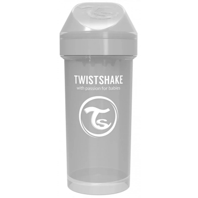Пляшечка для годування Twistshake Поильник-непроливайка  360 мл 78284 серая (69898)