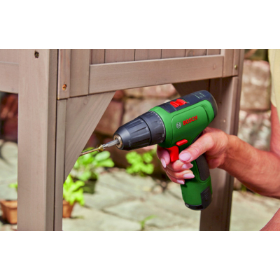 Шуруповерт Bosch 0.603.9D3.007 EasyDrill 1200, 12В, 2х1.5Ач, 30Нм, набір свердл і біт, 0.94кг, кейс фото №4