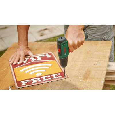Шуруповерт Bosch 0.603.9D3.007 EasyDrill 1200, 12В, 2х1.5Ач, 30Нм, набір свердл і біт, 0.94кг, кейс фото №5