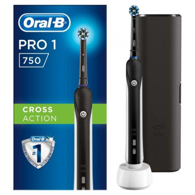 Зубна щітка Oral-B Pro 750 D16.513.1UX 3756 Black Edition (4210201218463)