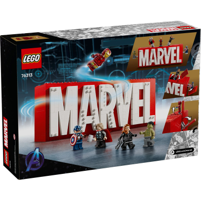 Конструктор Lego Super Heroes Логотип і мініфігурки MARVEL (76313) фото №6
