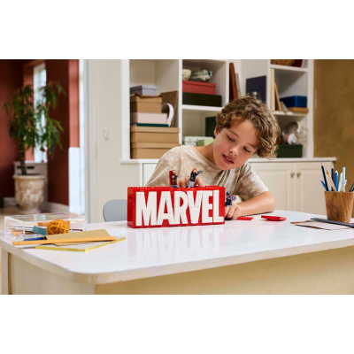 Конструктор Lego Super Heroes Логотип і мініфігурки MARVEL (76313) фото №7