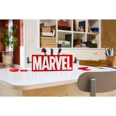 Конструктор Lego Super Heroes Логотип і мініфігурки MARVEL (76313) фото №9
