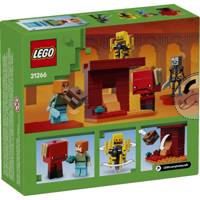 Конструктор Lego Minecraft Битва з лавою у Незері (21266) фото №10