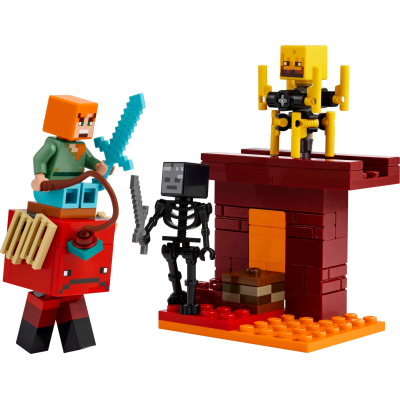 Конструктор Lego Minecraft Битва з лавою у Незері (21266) фото №2