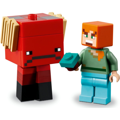 Конструктор Lego Minecraft Битва з лавою у Незері (21266) фото №8