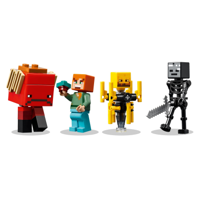 Конструктор Lego Minecraft Битва з лавою у Незері (21266) фото №9