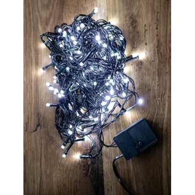 Гірлянда BPNY White 160 LED, 10М, 8 функций, 220V, 9.6W (102950) фото №2