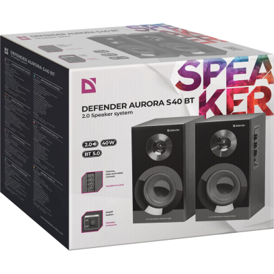 Акустическая система Defender Aurora S40 Bluetooth Black (65240) фото №4