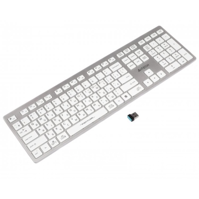 Клавіатура A4Tech FBX50C USB/Bluetooth White (FBX50C White) фото №4