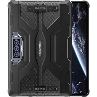 Планшет Oukitel RT8 6/256GB Dual Sim Black with hand (6931940756402) фото №2