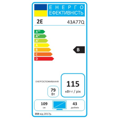 Телевизор 2E 43A77Q фото №12