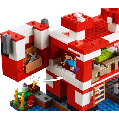 Конструктор Lego Minecraft Грибний будинок (21270) фото №4