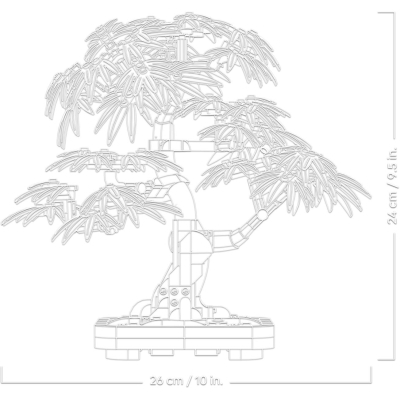 Конструктор Lego Botanicals Бонсай з японського червоного клена (10348) фото №5