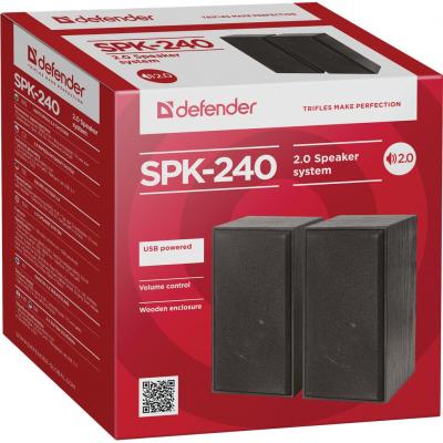 Акустическая система Defender SPK 240 Black (65224) фото №6