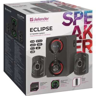 Акустическая система Defender Eclipse Black (65593) фото №7