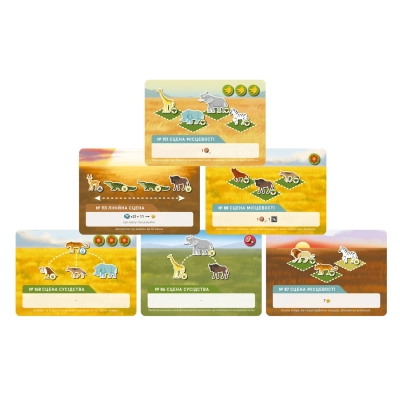 Настольная игра Geekach Games Дика природа. Серенгеті (Wild: Serengeti) (GKCH056WS) фото №2