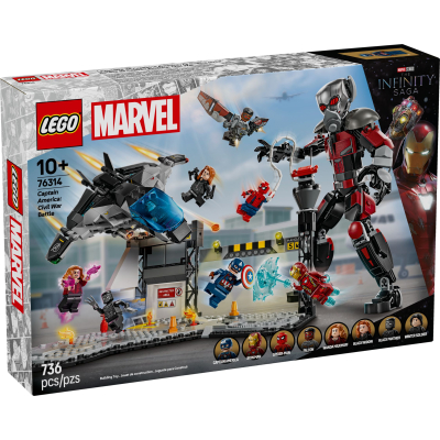 Конструктор Lego Super Heroes Перший месник: Протистояння Пригодницька битва (76314)