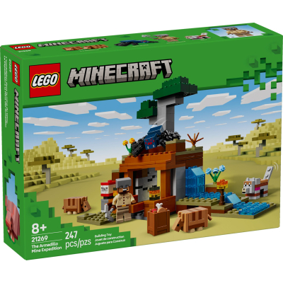 Конструктор Lego Minecraft Шахтна експедиція Броненосець (21269)