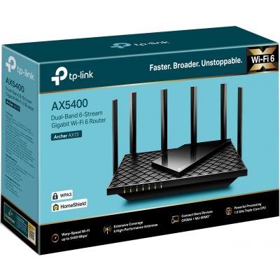 Маршрутизатор TP-Link ARCHER AX73 AX5400 4xGE LAN 1xGE WAN USB 3.0 MU-MIMO OFDMA (ARCHER-AX73) фото №6