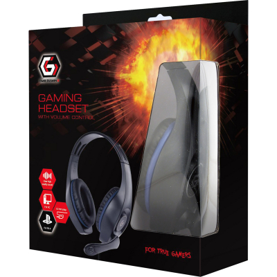 Навушники Gembird GHS-05-B Black-Blue (GHS-05-B) фото №3