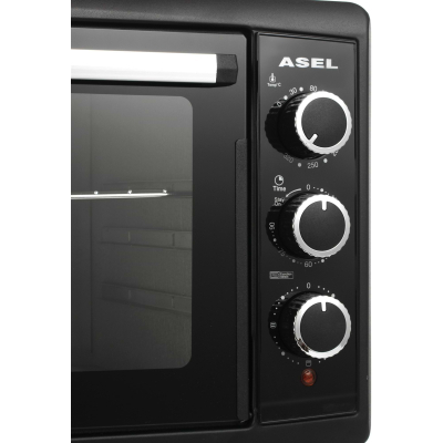 Піч електрична Asel AF 50-23 BLACK фото №3