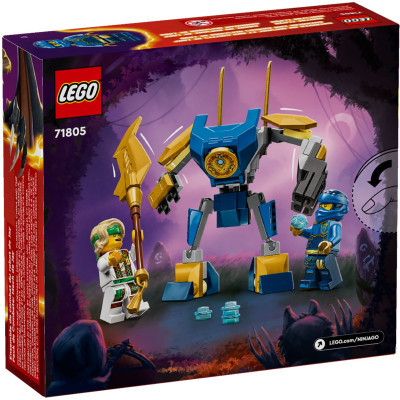 Конструктор Lego NINJAGO Бойовий набір робота Джея 78 деталей (71805) фото №5