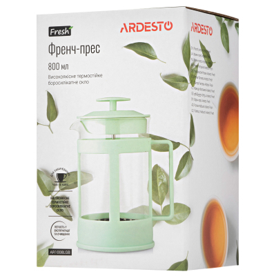 Заварник Ardesto Fresh 800 мл Light Green (AR1008LGB) фото №6