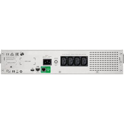 Источник бесперебойного питания APC Smart-UPS C 1500VA RM 2U with SmartConnect (SMC1500I-2UC) фото №3