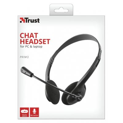 Навушники Trust Primo Chat 3.5mm BLACK (21665) фото №8