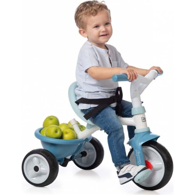 Велосипед дитячий Smoby Be Move 2 в 1 с багажником Голубой (740331) фото №4