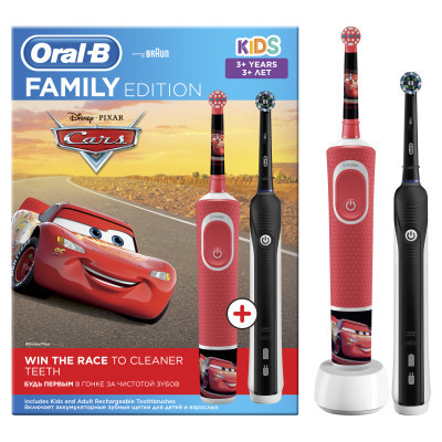 Зубная щетка Oral-B PRO 700 D16.513.1U   D100.410.2K Cars (Family Edition)