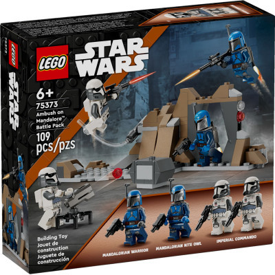 Конструктор Lego Star Wars Бойовий комплект Засідка на Мандалорі (75373)
