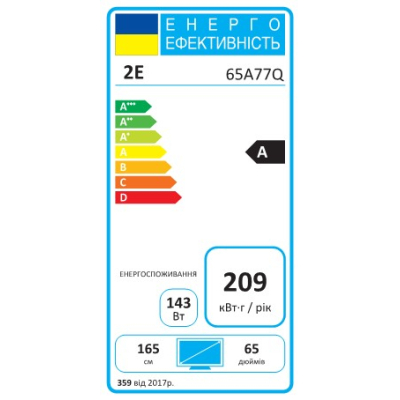Телевизор 2E 65A77Q фото №12