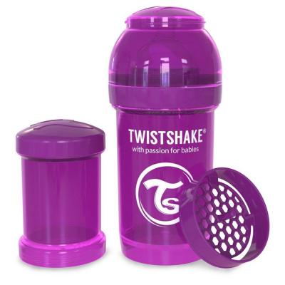 Пляшечка для годування Twistshake антиколікова 180 мл, фіолетова (24850)