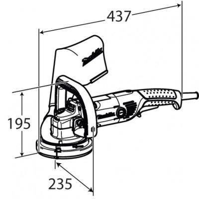 Угловая шлифовальная машина Makita PC5000C, по бетону (PC5000C) фото №4