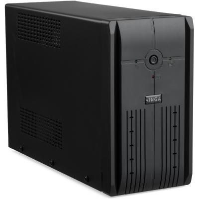 Джерело безперебійного живлення Vinga LED 850VA metal case with USB (VPE-850PRMU) фото №2