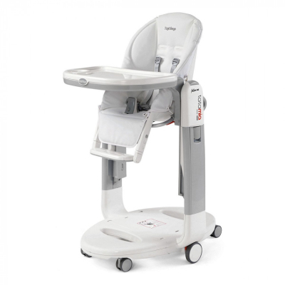Стільчик для годування Peg-Perego Tatamia Follow Me Ice, білий (IH02000001BL00)