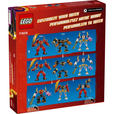 Конструктор Lego NINJAGO Робот вогняної стихії Кая 322 деталей (71808) фото №5