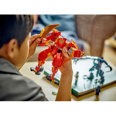 Конструктор Lego NINJAGO Робот вогняної стихії Кая 322 деталей (71808) фото №7