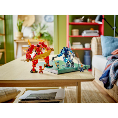 Конструктор Lego NINJAGO Робот вогняної стихії Кая 322 деталей (71808) фото №8