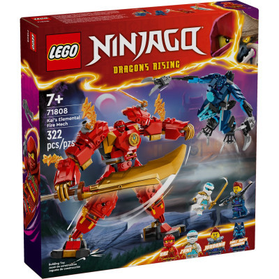 Конструктор Lego NINJAGO Робот вогняної стихії Кая 322 деталей (71808)