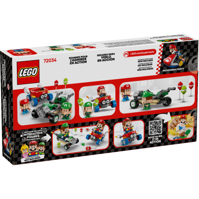 Конструктор Lego Super Mario Mario Kart – Baby Mario vs. Baby Luigi (72034) фото №8