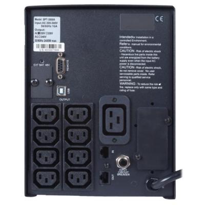 Источник бесперебойного питания Powercom SPT-3000-II LCD  (SPT.3000.II.LCD) фото №3