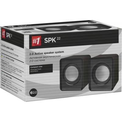 Акустическая система Defender SPK 22 2х2,5W USB black (65503) фото №3