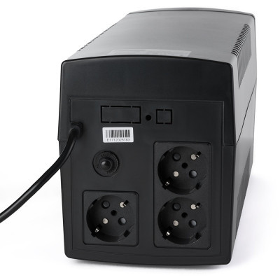 Источник бесперебойного питания Vinga LCD 1500VA plastic case (VPC-1500P) фото №4