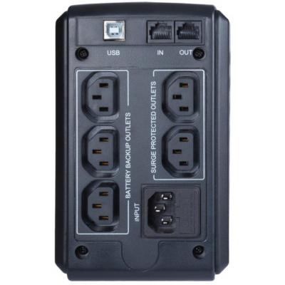 Джерело безперебійного живлення Powercom SPT-700-II LED  (SPT.700.II.LED) фото №3